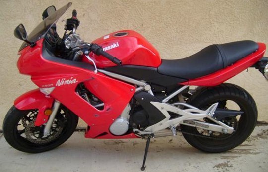 2007 Kawasaki Ninja 650 Red